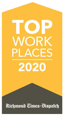 top place to work ribbon 2020