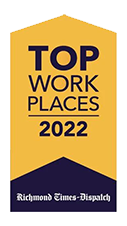 top place to work ribbon 2022