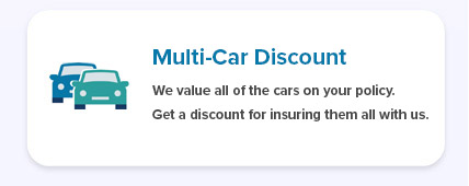 Notification banner for Multi-car Discount