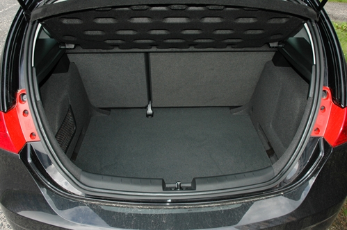 empty trunk after a theft has occurred