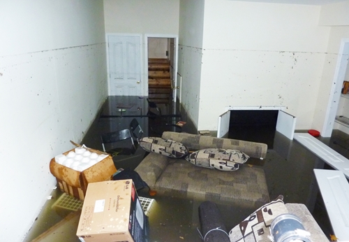 Flood insurance through covers most damage to the ground floor, but everything may not be provided for in the basement.