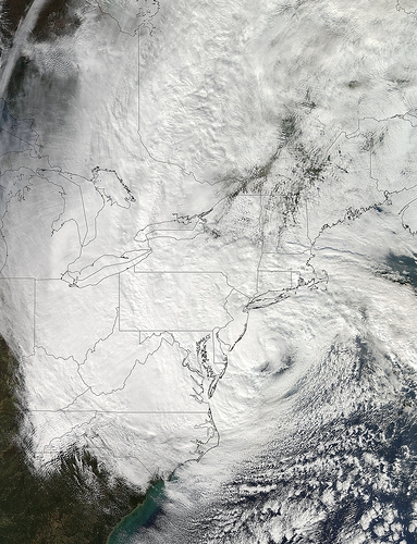 Hurricane Sandy set meteorological records in terms of size.