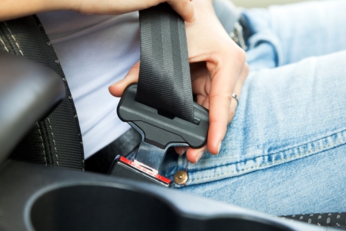 Officials have buckled down on seat belt laws and motorists are cooperating.