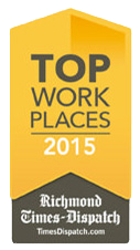 top place to work ribbon 2015