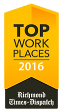 top place to work ribbon 2016