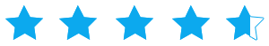 4.7 star average review