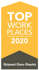 top place to work ribbon 2020