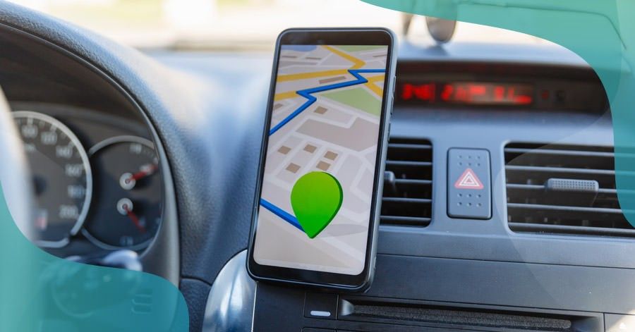 image of car using telematics or UBI