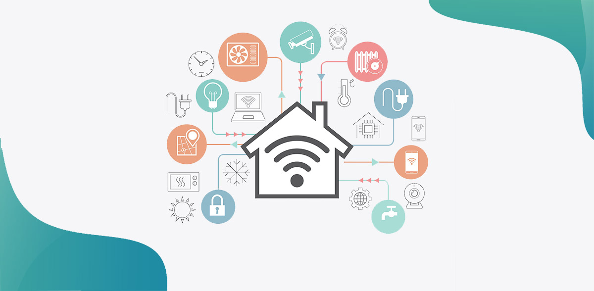 graphic that shows categories of smart home technology