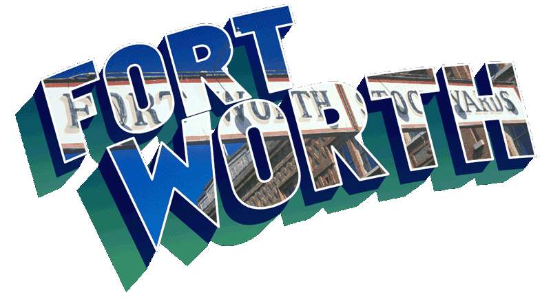 Forth Worth travel lettering