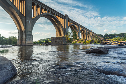 Atlantic Coast Line railroad bridge Richmond Virginia