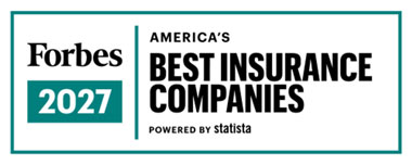 Forbes America's Best Insurance Companies 2027 Badge, powered by Statista